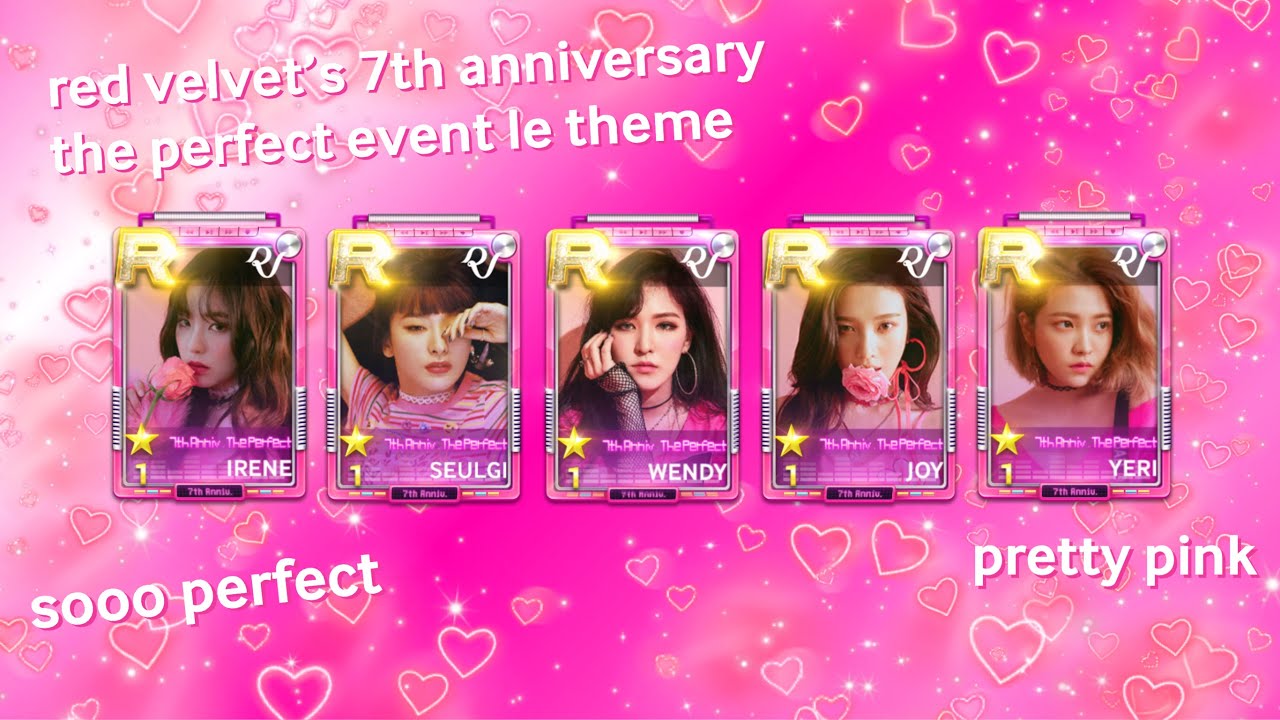 collecting red velvet's 7th anniversary the perfect event le theme