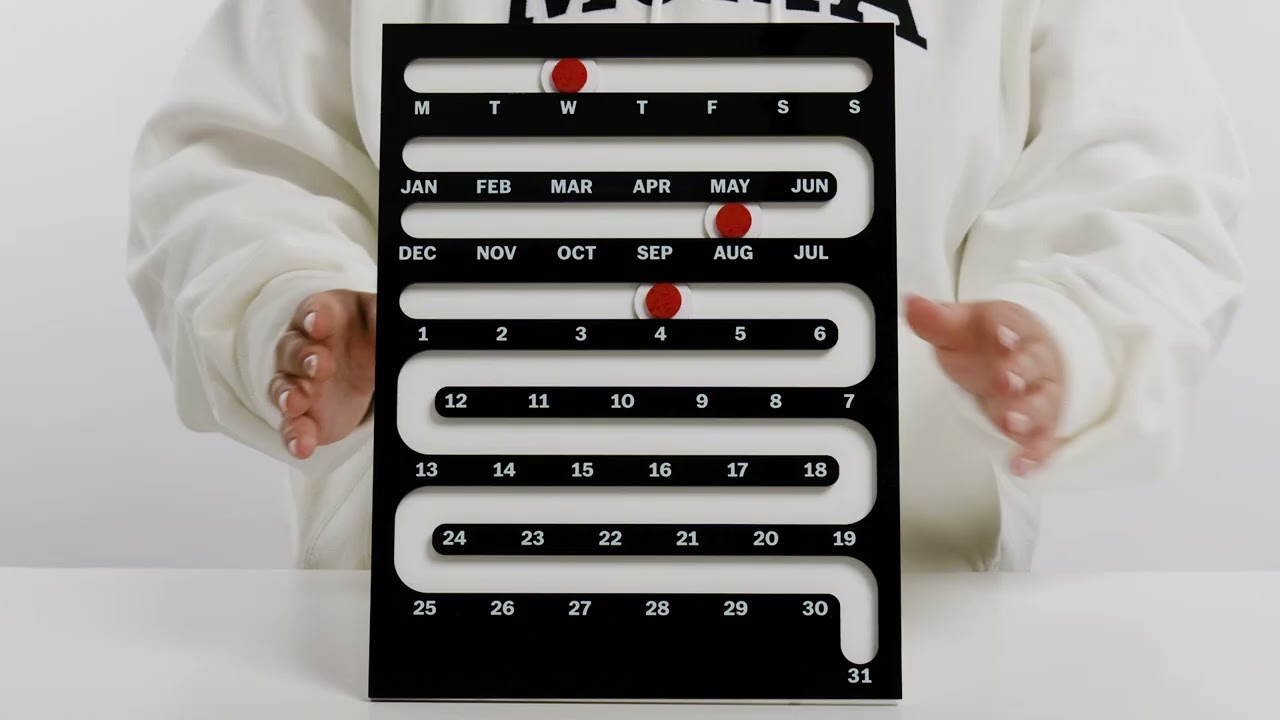 MoMA スライディング パーペチュアル カレンダー：オフィス