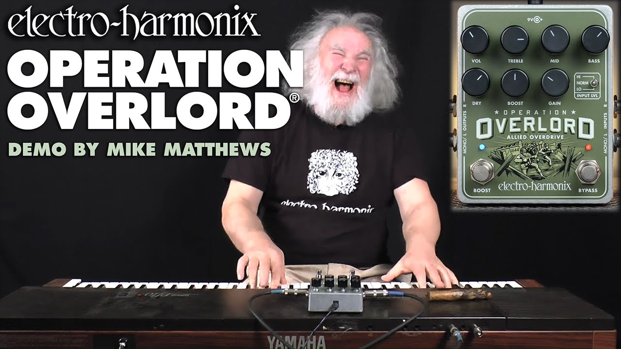 Electro-Harmonix Operation Overlord Allied Overdrive Pedal (Demo