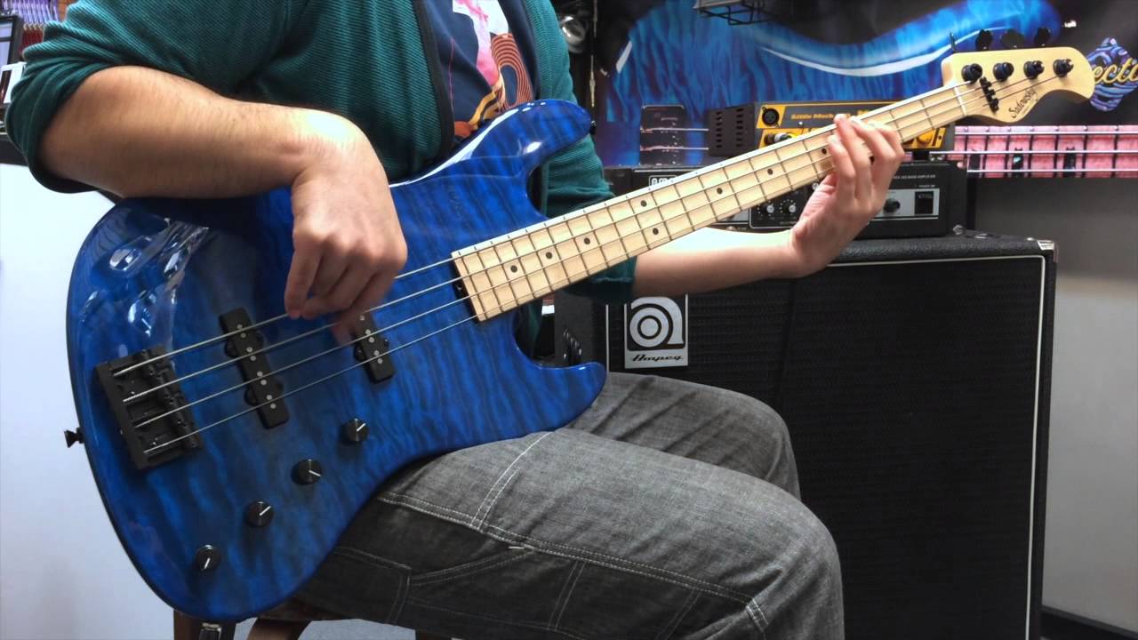 Sadowsky TYO Modern Edge 4string J Bass/Trans Blue #4313 サウンド