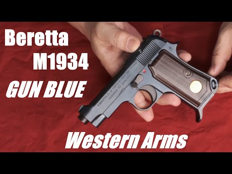 M1934 GUN BLUE ウェスタンアームズ ガスブローバック - YouTube
