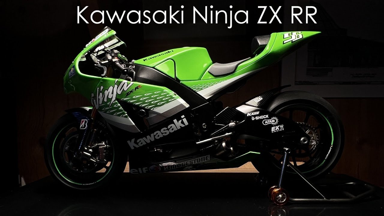 Kawasaki Ninja ZX RR TAMIYA 1/12 scale plastic model [Full Build