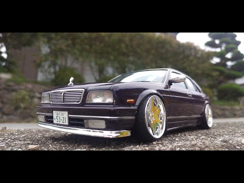 アオシマ プラモデル完成品 1/24 ニッサン Y32 シーマ タイプIII