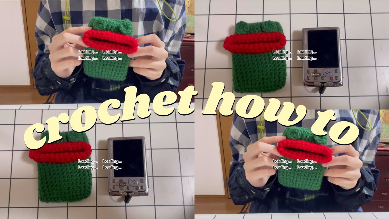 カエルのカメラケースの作り方🎀 - YouTube