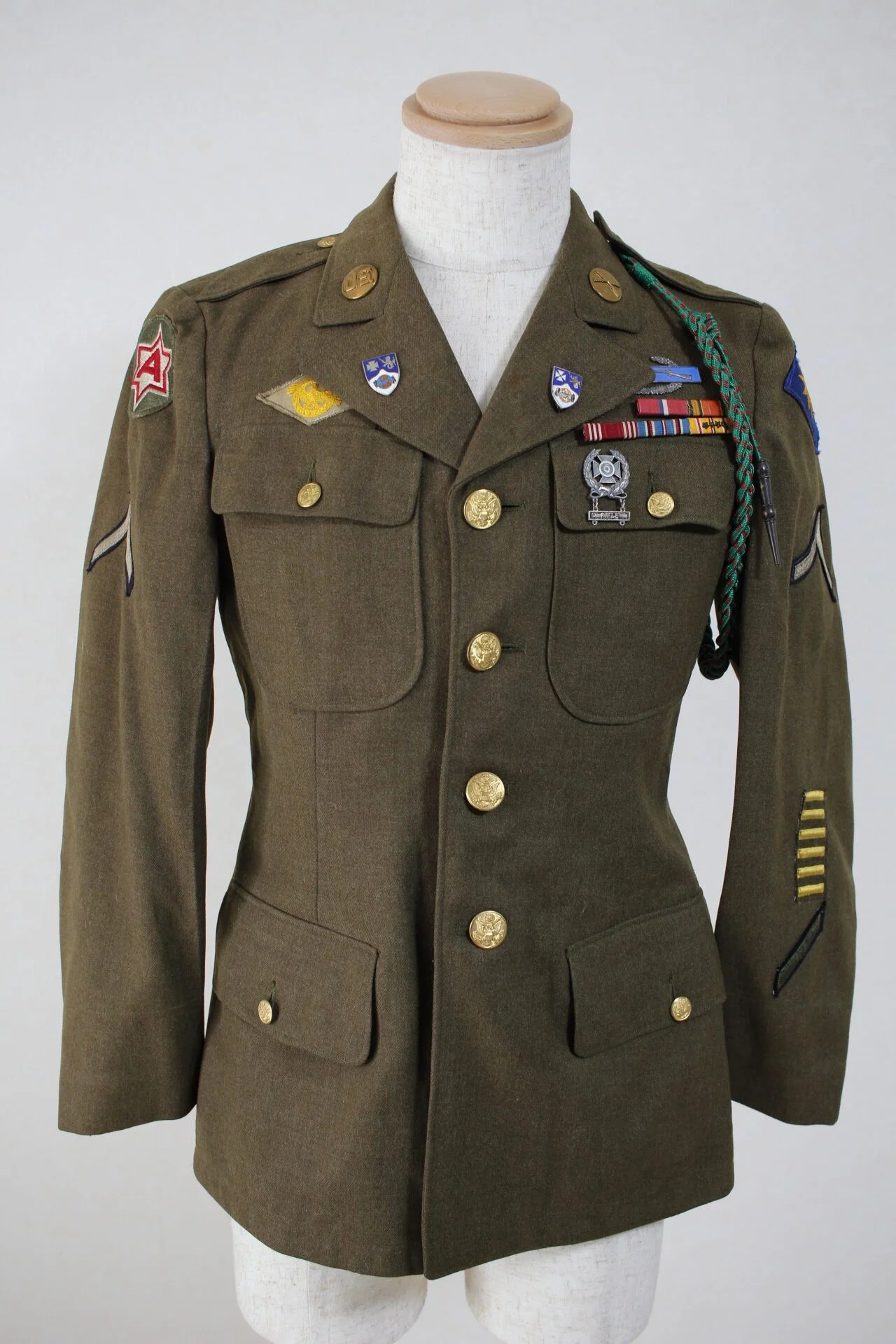 WW2～戦後米軍制服（クラスAユニフォーム、カーキシャツ、ピンク