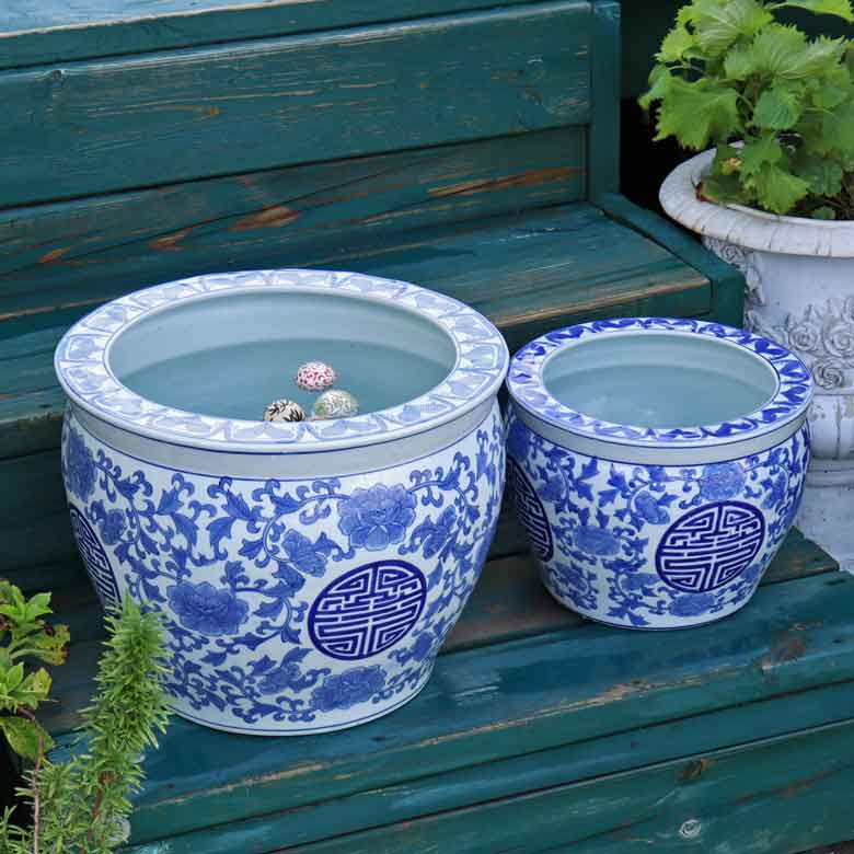 水鉢 大型 寿 特大 13号 火鉢 鉢カバー – 輸入家具のインテリア北欧