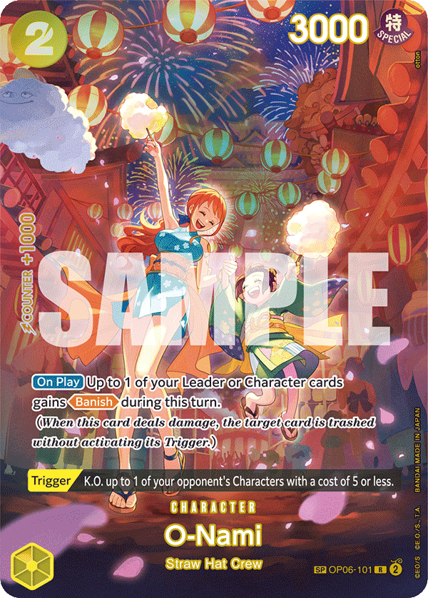 OPTCG | Products | [OP06-101_p2] O-Nami (Parallel)