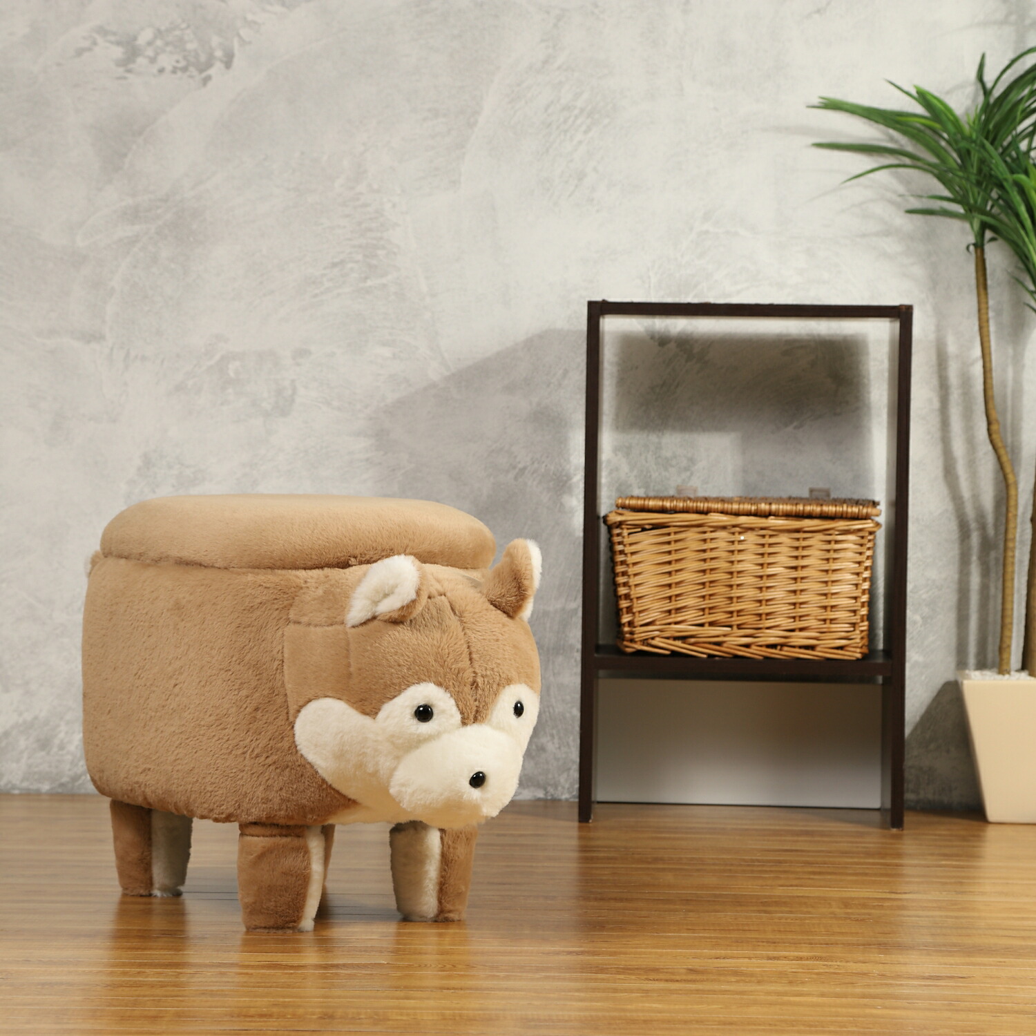 楽天市場】アニマルスツール 収納つき 柴犬 犬 シバ 送料無料 収納