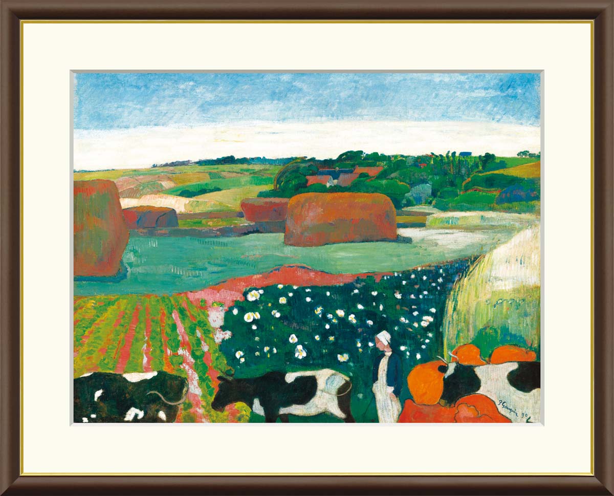 楽天市場】有名 画家 ゴーギャン 「 白い馬 」 J1-147 ポール