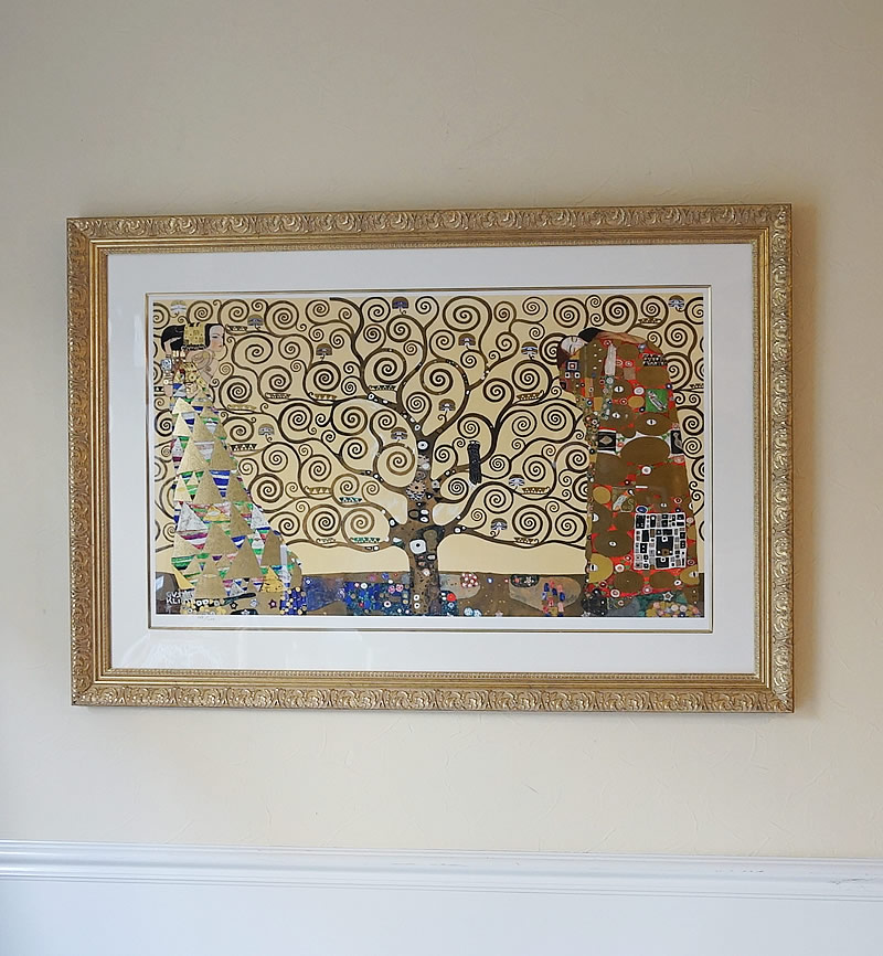 楽天市場】【スーパーセール価格】 絵画 インテリア クリムト 生命の樹