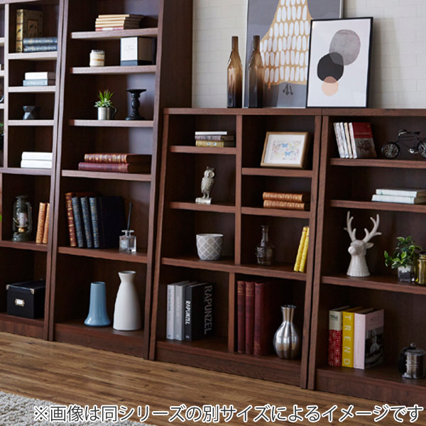 楽天市場】本棚 木製 ブックシェルフ 強化棚板 日本製 幅87cm 高さ