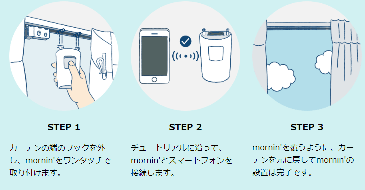 楽天市場】ロビット めざましカーテン mornin'plus モーニンプラス