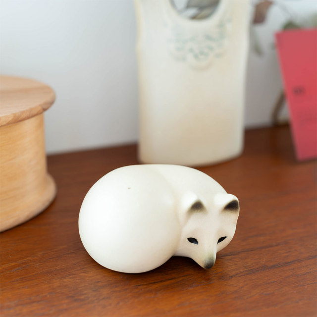 個別販売】Lisa Larson リサ・ラーソン｜FOX WHITE 白キツネ Sサイズ