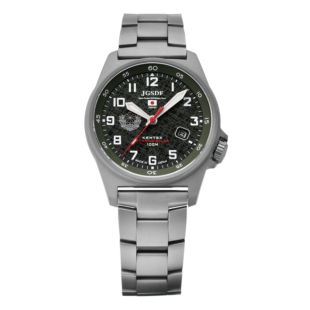 JSDFチタンソーラー 陸自モデル メタルベルト仕様 [S815M-04]