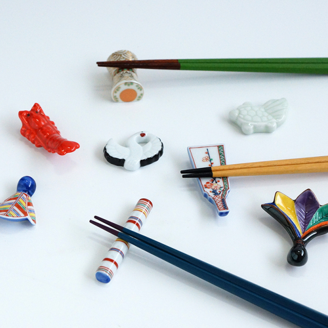 お正月の箸置きシリーズ。錦笛 箸置