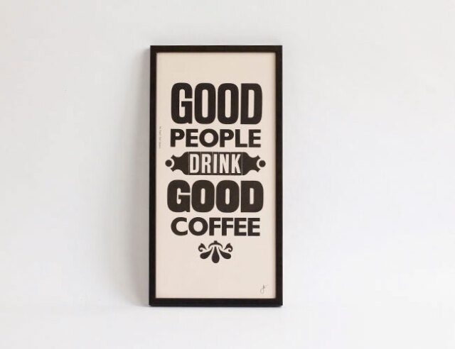 A TWO PIPE PROBLEM LETTERPRESS GOOD COFFEE Mサイズ