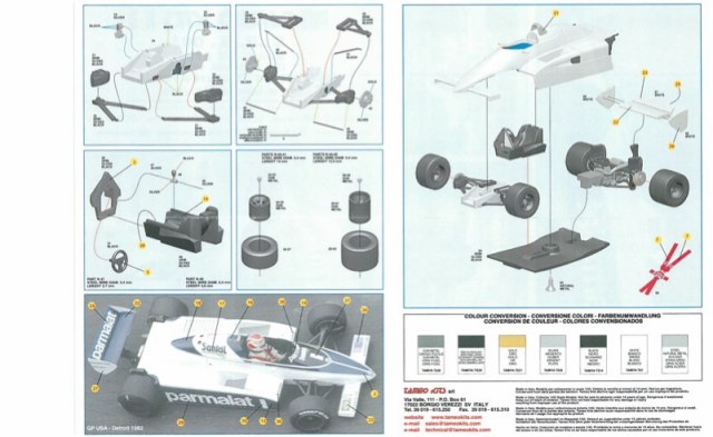 取り寄せ] タメオ 1/43 メタルキット ブラバム BT50 BMW カナダGP 1982