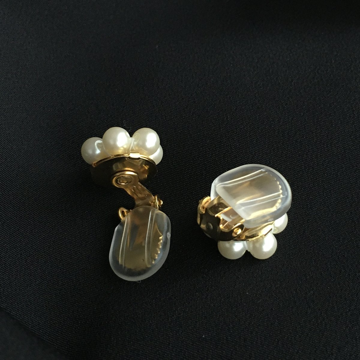 パールフラワーモチーフピアス/イヤリング | ANNA SAKAMOTO