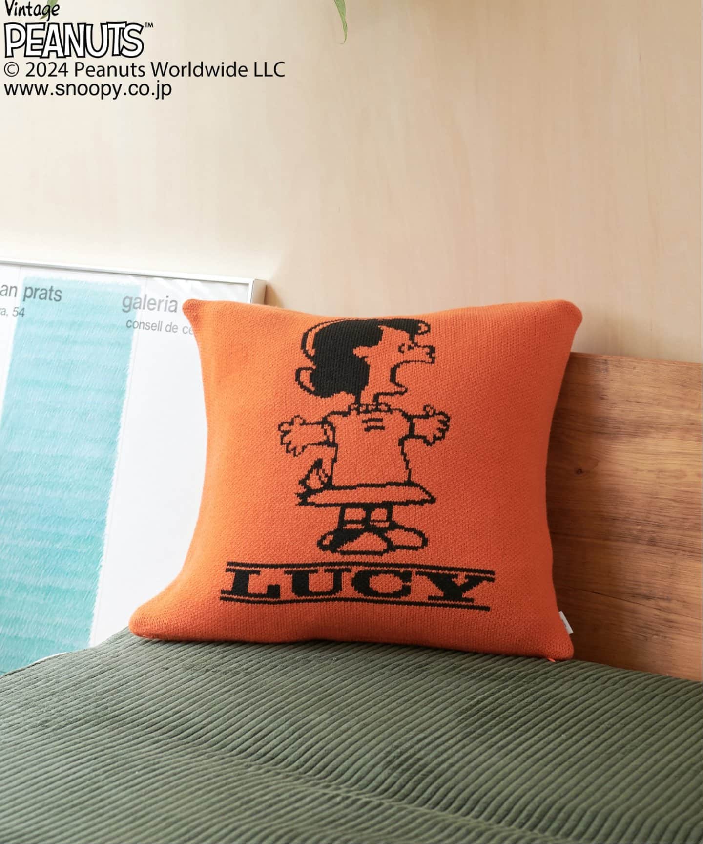 PEANUTS×SPORTS WEAR by JSF】別注 KNIT CUSHION クッションカバー