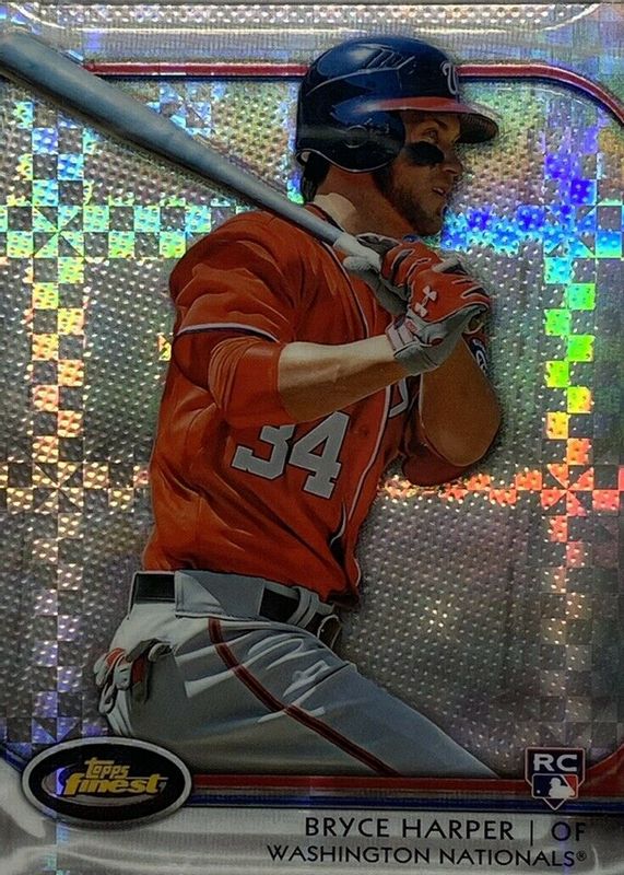 Bryce Harper 2012 Topps Finest #73 X-Fractor Price Guide - Sports