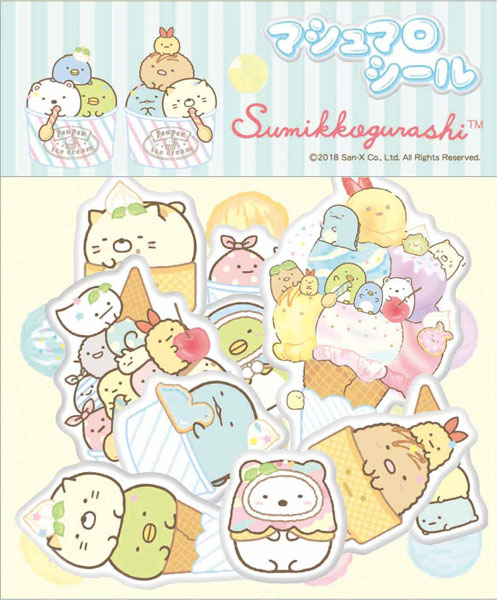 すみっコぐらし マシュマロシール[エンスカイ]《在庫切れ》