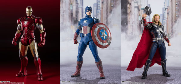 S.H.Figuarts アイアンマン マーク6/キャプテン・アメリカ/ソー