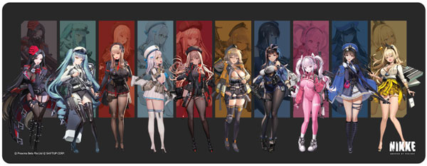 勝利の女神：NIKKE』 デスクマット ブラック[ROWOONCOMPANY C＆C