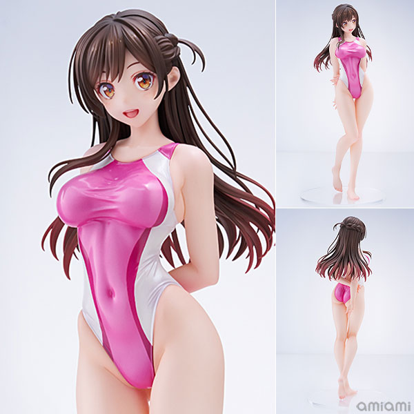 中古】(本体B+/箱B)彼女、お借りします 水原千鶴 競泳水着Ver. 1/7