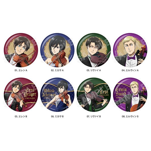 進撃の巨人 進撃の巨人 ブルーロック art-pic リヴァイ エレン 缶