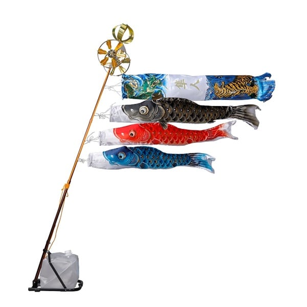 寿慶 「わかば鯉」1.0mスタンド付セット（名前入） 五月人形 鯉のぼり