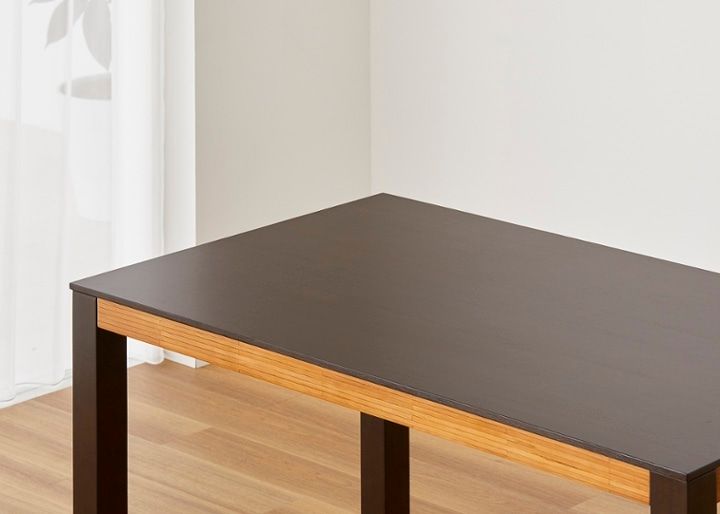 バンブー・ダイニングテーブルv02 1400～4人掛け～バンブー（竹）素材