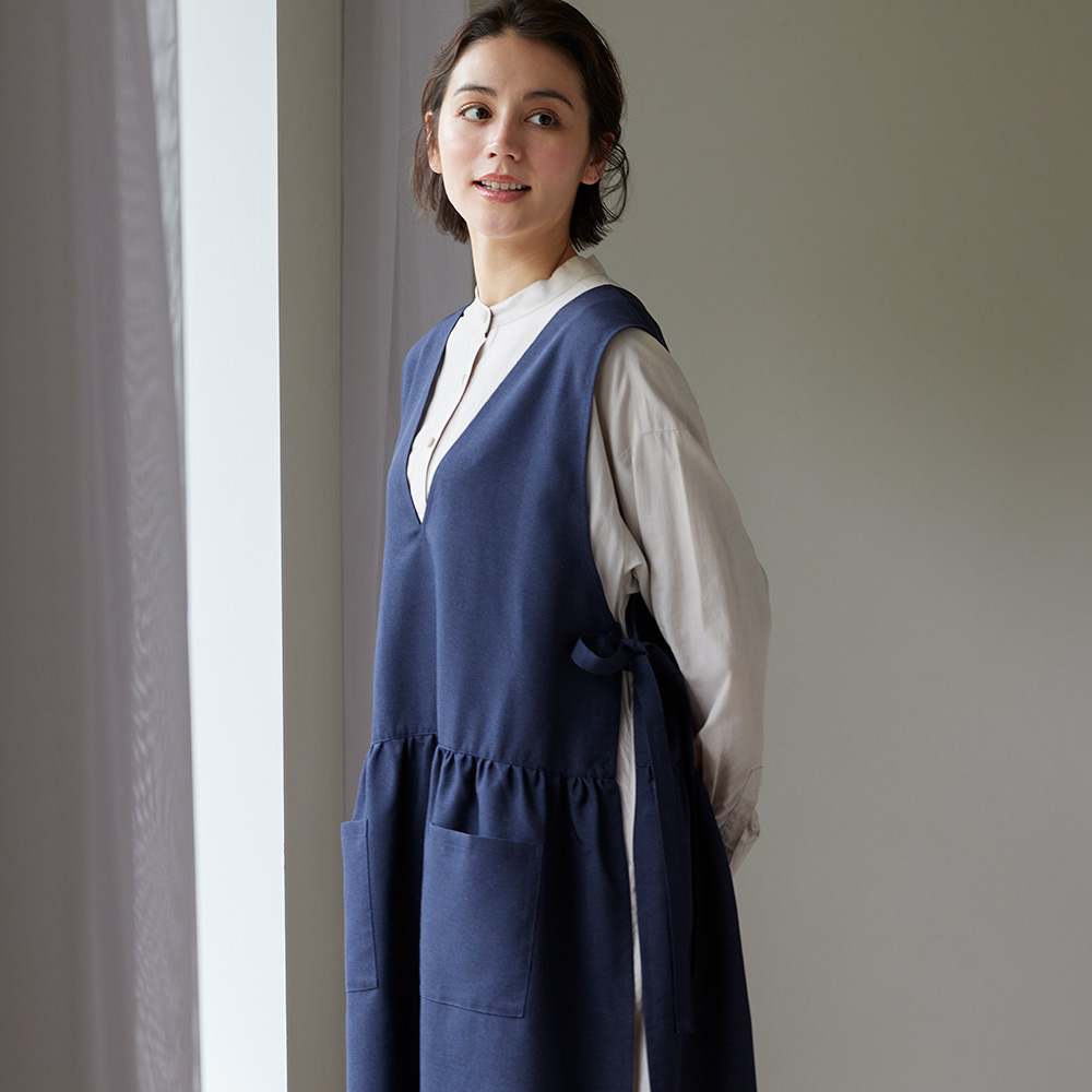 瀧本真奈美さんとつくった2WAYワンピースエプロン 通販 - ディノス