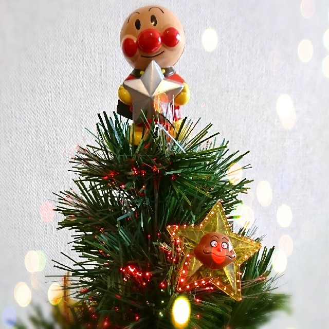 アンパンマン - アンパンマン☆ クリスマスツリー☆キラキラファイバー