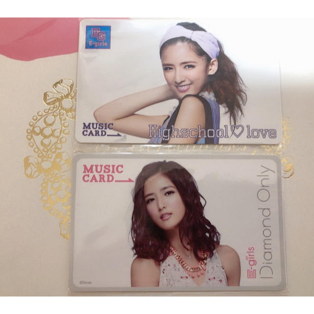 E-girls 藤井夏恋 ＆ ERIE 直筆サイン入り フリスビー セット E-girls