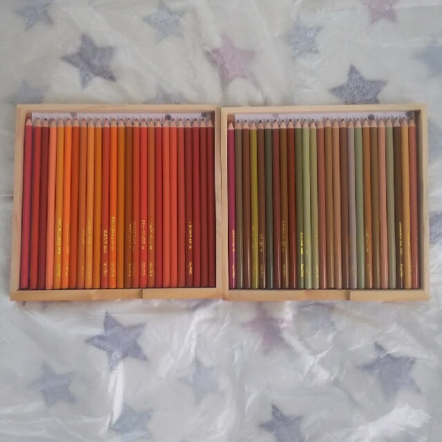 FELISSIMO - フェリシモ 500色 色鉛筆 収納ラック付きの通販 by