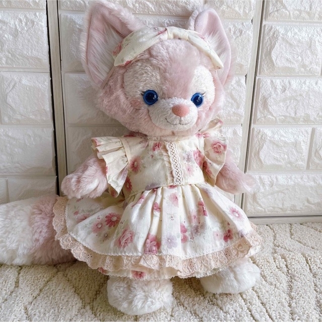 ♡リーナベル♡ コスチューム ぬいぐるみ ピンクのお花柄ドレス