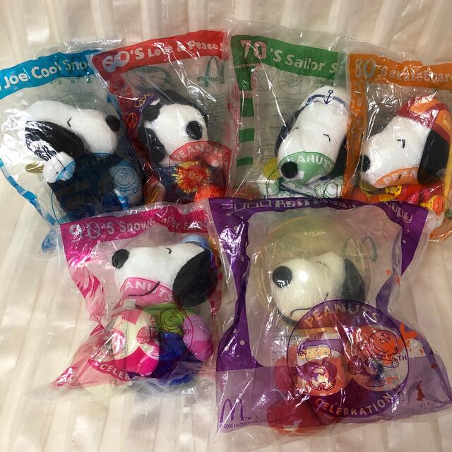 SNOOPY - スヌーピー マクドナルド ピーナッツ50周年記念 限定 6体