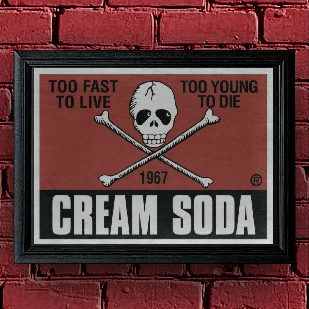 クリームソーダ / ティミー＆角ドクロ【A4サイズ写真ポスター額装付き