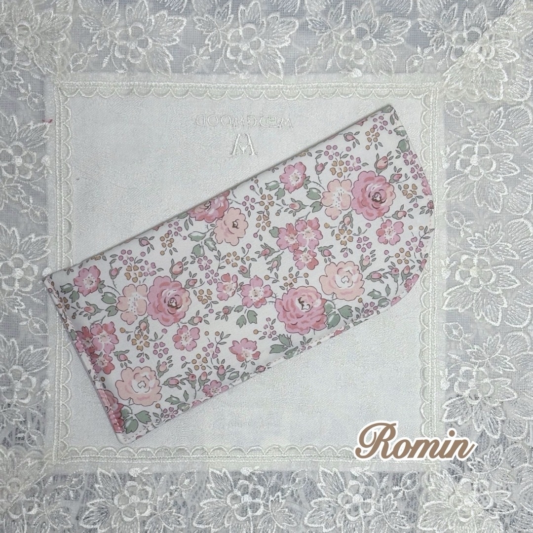 メガネケース リバティフェリシテ ライトピンク ハンドメイド