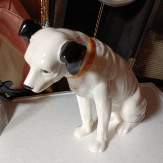 Victor - ビクター犬ニッパー君3色揃い 灰皿 ガラス製 アッシュトレイ