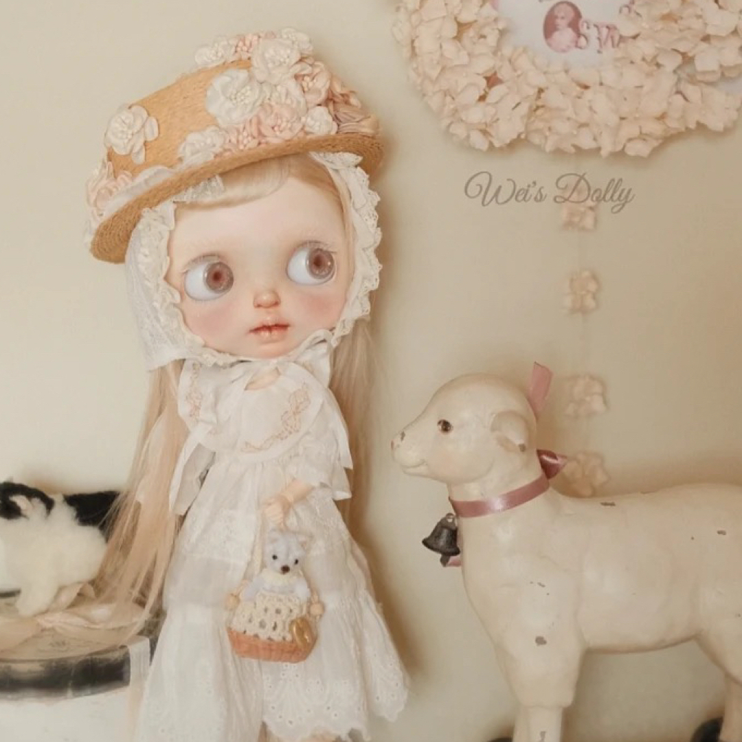 カスタムブライス 人形 きれい かわいい 有名海外作家様 アルビノ フル