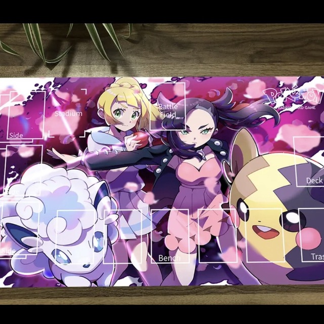 新品未使用】海外限定 ポケカ マリィ & リーリエ プレイマットの通販