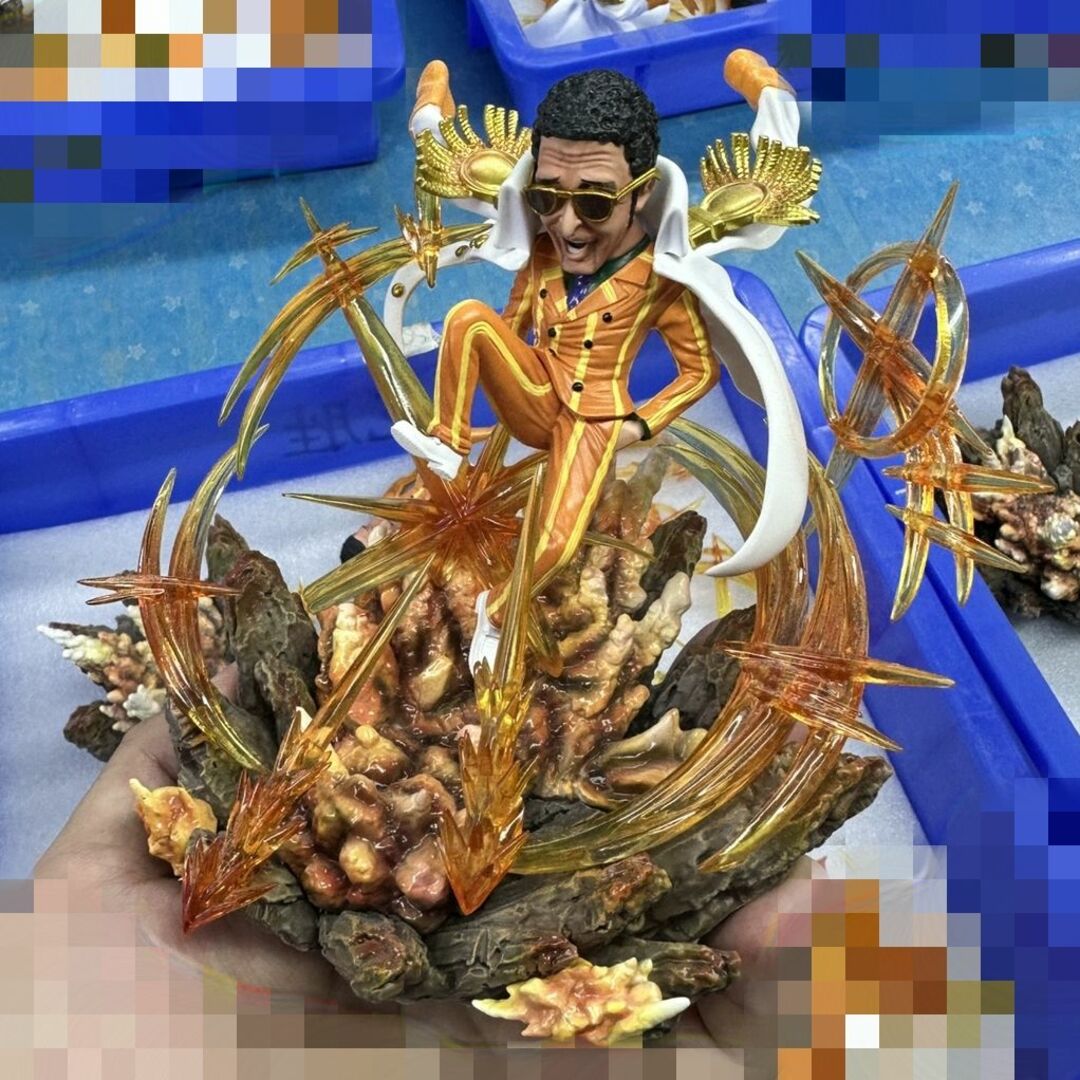 ワンピース 黄猿 ボルサリーノ ガレージキット フィギュア ワーコレ