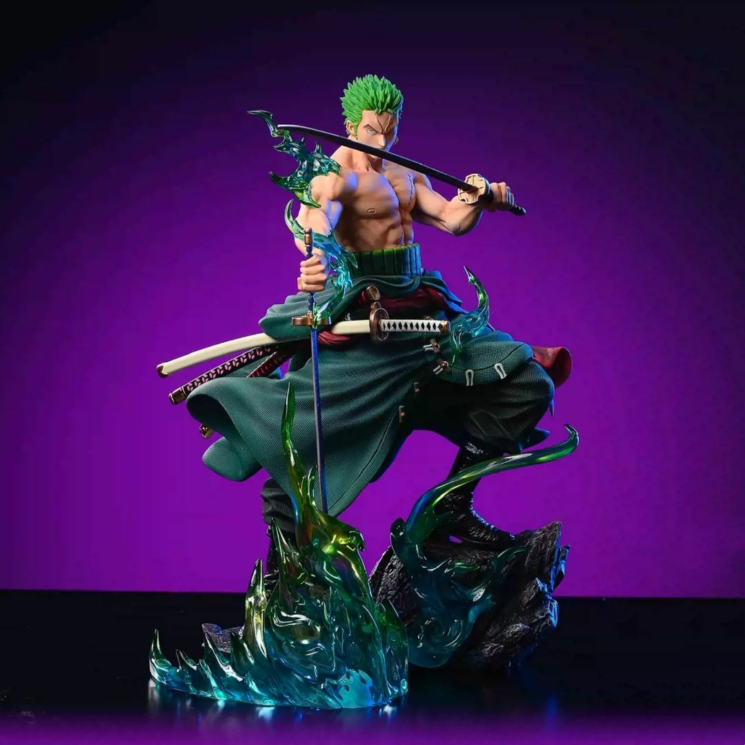 ワンピース ロロノア・ゾロ フィギュア ガレージキット LXスタジオ 緑