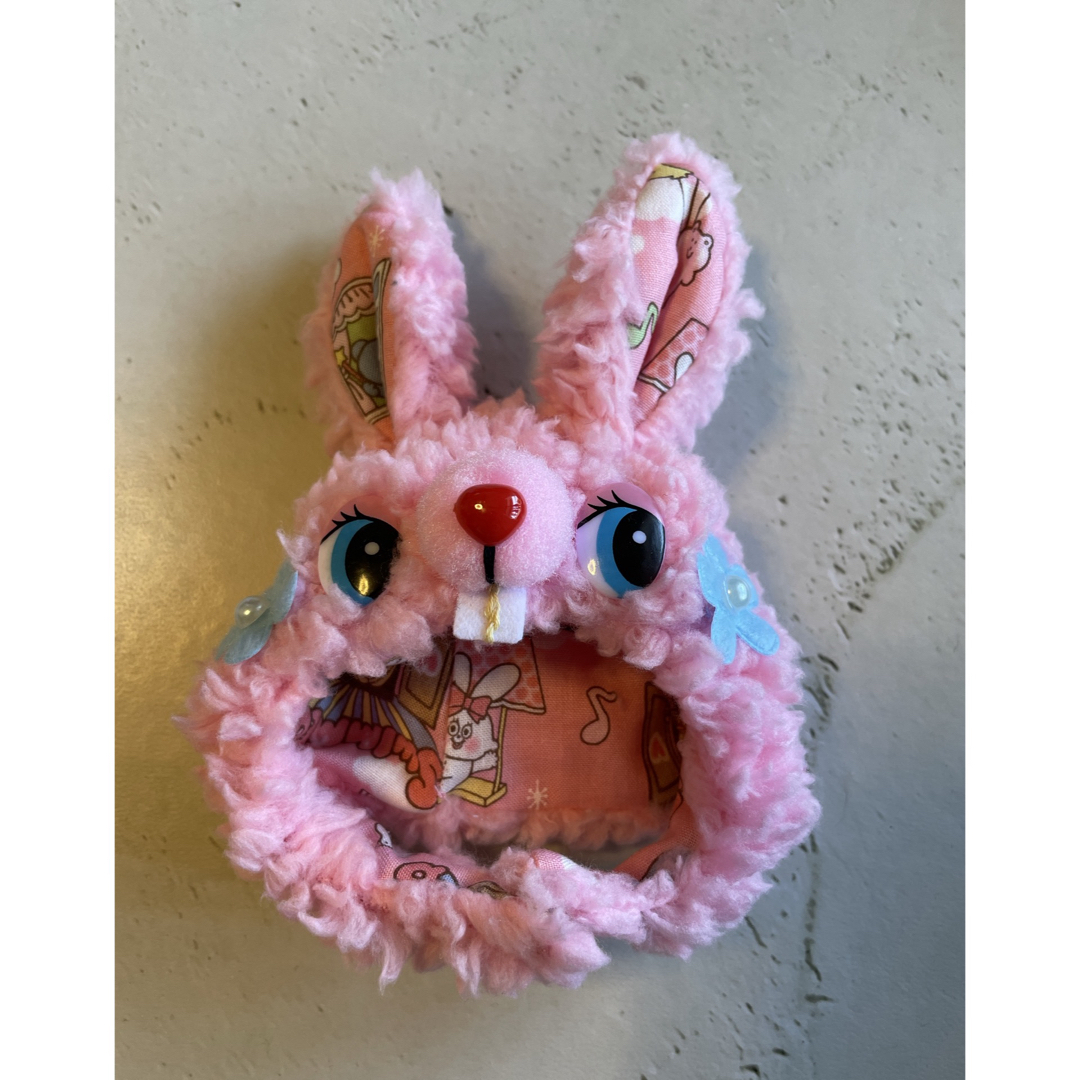 ぶさかわ 出っ歯うさぎ帽子 デカ目【ミディブライス モンストドール