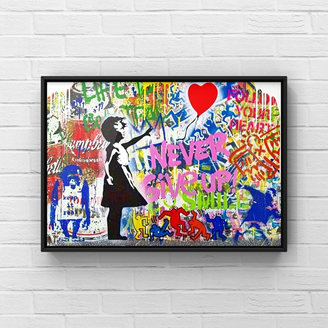 キャンバスアート オマージュアート 海外アート バンクシーの通販 by