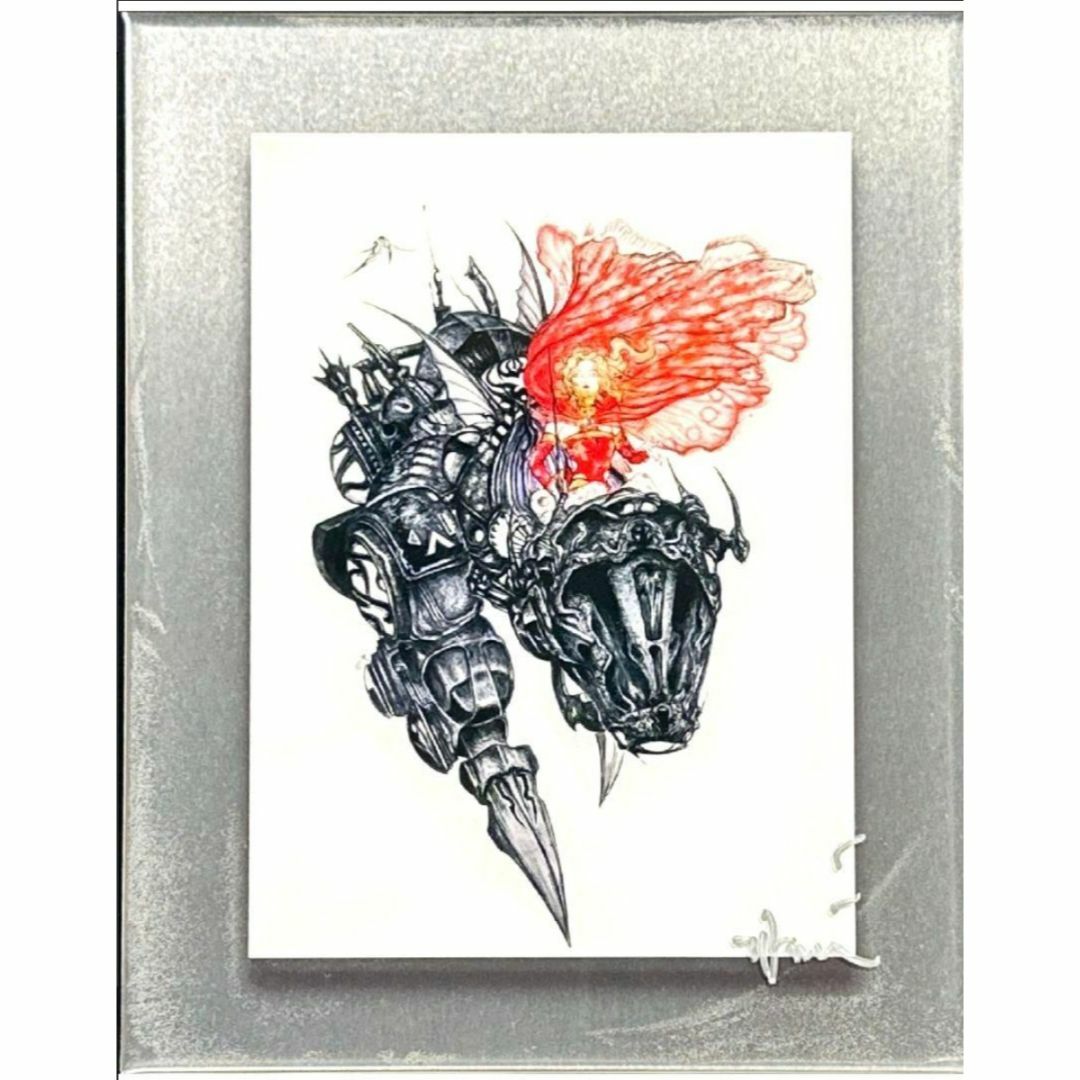 天野喜孝 ジュエルメタル ティナ FF 6 オリジナル 絵 絵画 サイン 直筆
