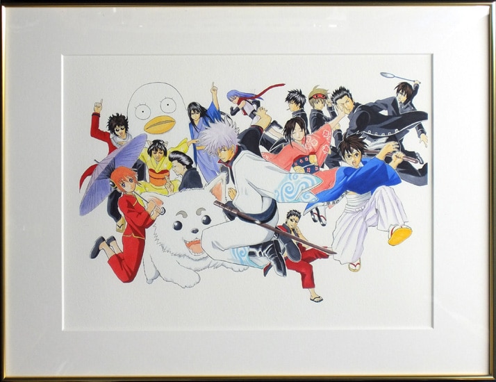 空知英秋カラー複製イラスト「銀魂」