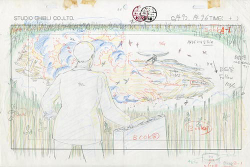 天空の城ラピュタレイアウト原図
