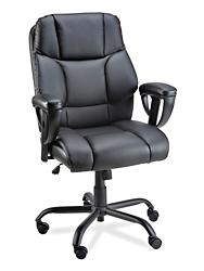 Big and Tall Leather Chair H-5522 - ULINE